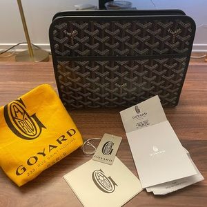 Goyard Jouvence MM Black/Black Toiletry Bag/ Clutch